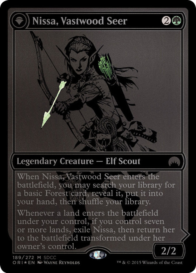 Nissa, Vastwood Seer // Nissa, Sage Animist [San Diego Comic-Con 2015] | Good Games Modbury
