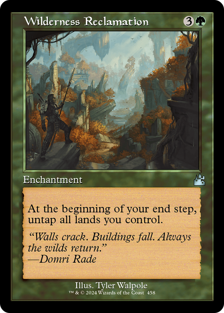 Wilderness Reclamation [Ravnica Remastered] | Good Games Modbury