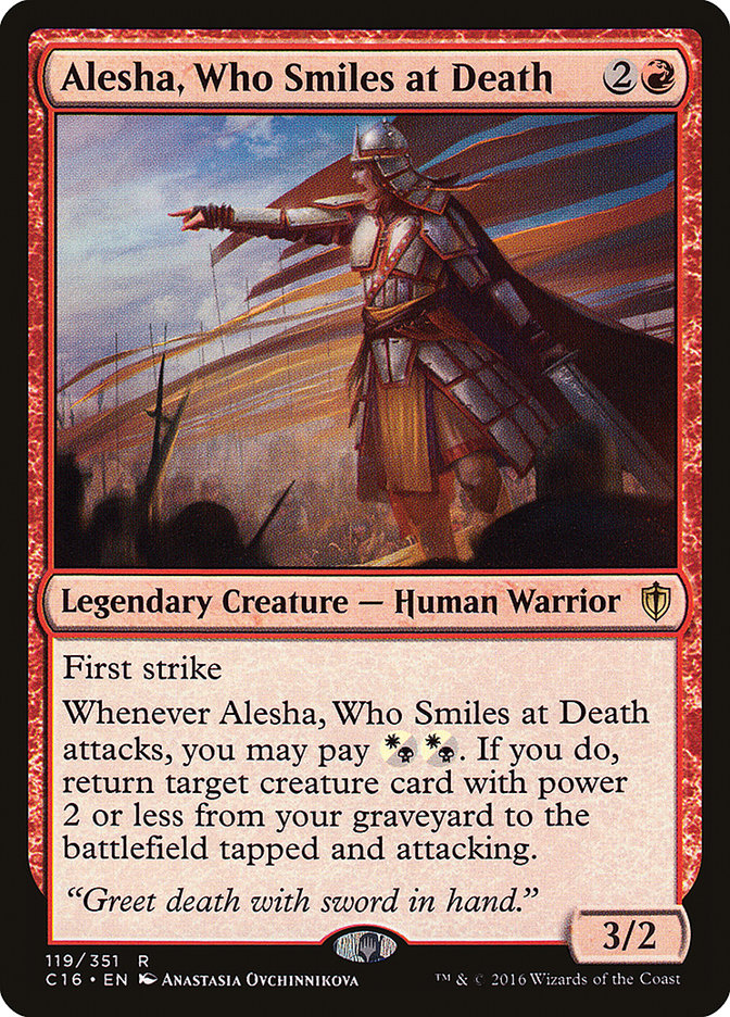 Alesha, Who Smiles at Death [Commander 2016] | Good Games Modbury