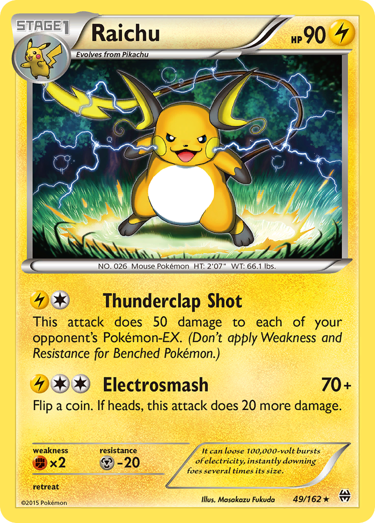 Raichu (49/162) [XY: BREAKthrough] | Good Games Modbury