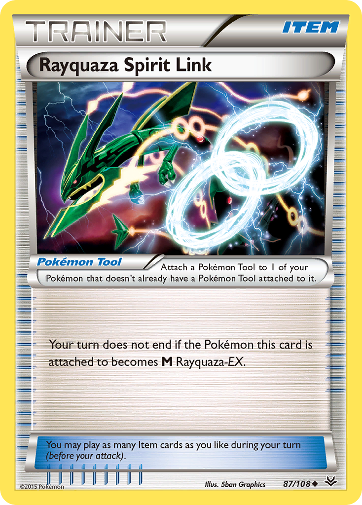 Rayquaza Spirit Link (87/108) [XY: Roaring Skies] | Good Games Modbury