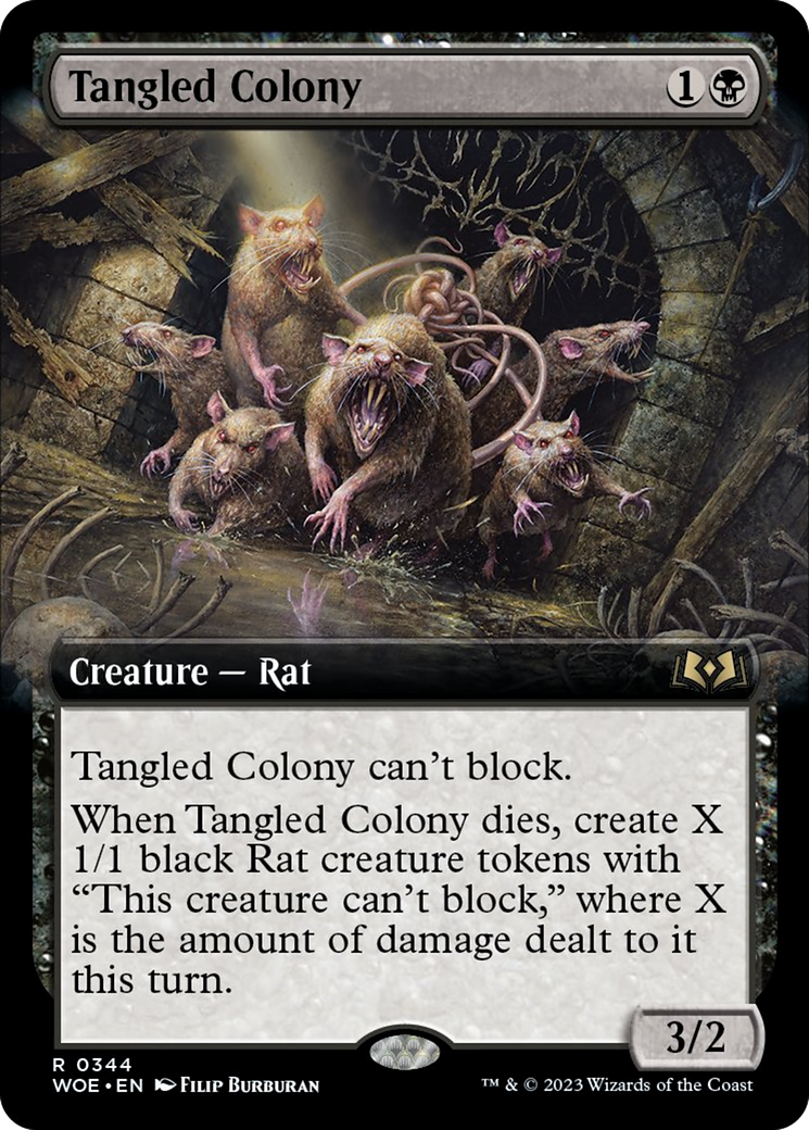 Tangled Colony (Extended Art) [Wilds of Eldraine] | Good Games Modbury