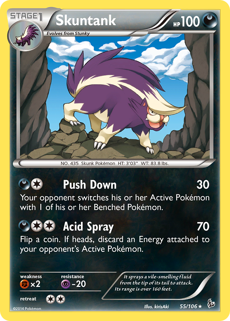 Skuntank (55/106) [XY: Flashfire] | Good Games Modbury