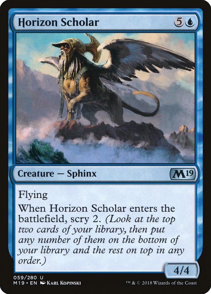 Horizon Scholar [Core Set 2019] | Good Games Modbury