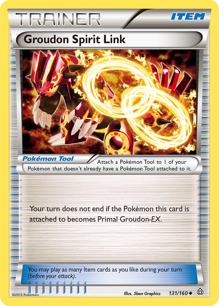 Groudon Spirit Link (131/160) [XY: Primal Clash] | Good Games Modbury