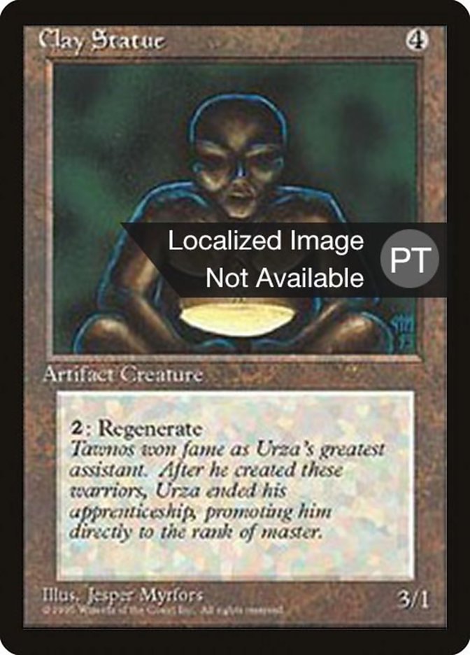 Clay Statue [Fourth Edition (Foreign Black Border)] | Good Games Modbury