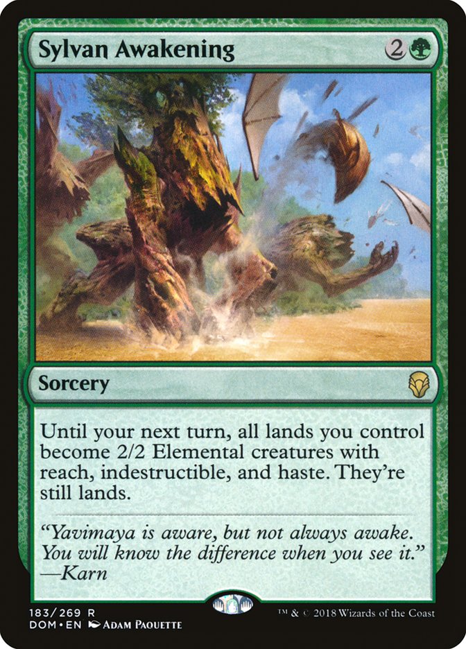 Sylvan Awakening [Dominaria] | Good Games Modbury