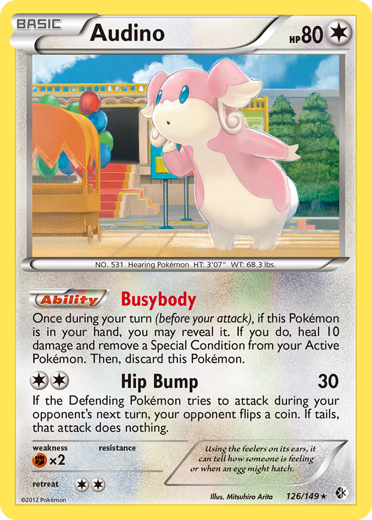 Audino (126/149) [Black & White: Boundaries Crossed] | Good Games Modbury