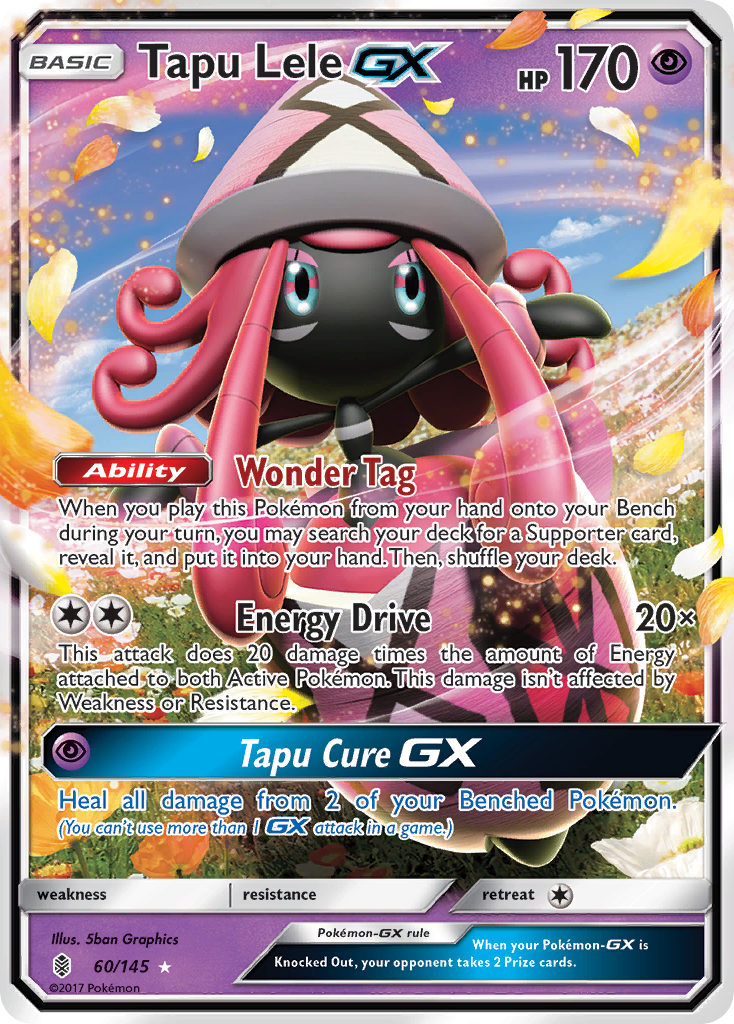 Tapu Lele GX (60/145) [Sun & Moon: Guardians Rising] | Good Games Modbury