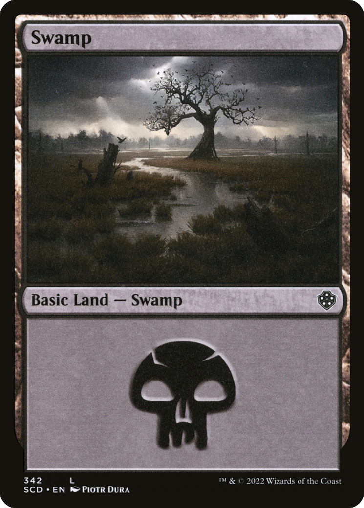 Swamp (342) [Starter Commander Decks] | Good Games Modbury