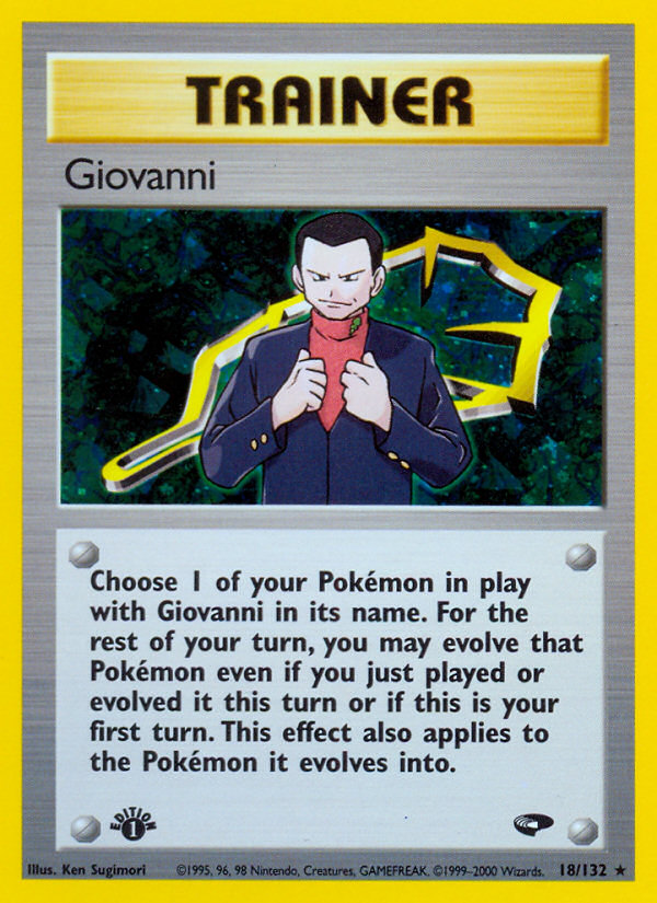 Giovanni (18/132) [Gym Challenge 1st Edition] | Good Games Modbury
