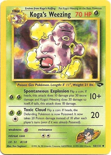 Koga's Weezing (50/132) [Gym Challenge Unlimited] | Good Games Modbury