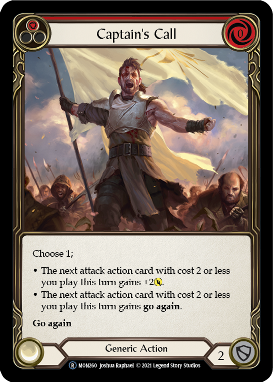 Captain's Call (Red) [U-MON260] (Monarch Unlimited)  Unlimited Normal | Good Games Modbury