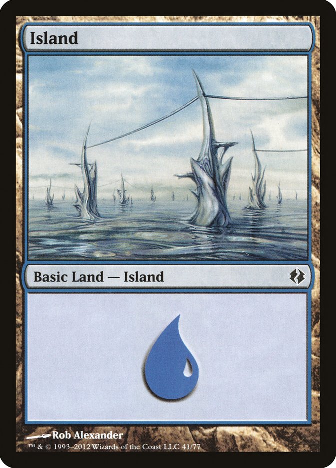 Island (41) [Duel Decks: Venser vs. Koth] | Good Games Modbury