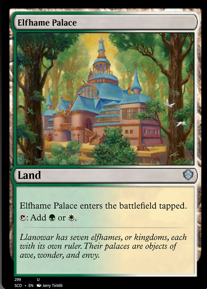 Elfhame Palace [Starter Commander Decks] | Good Games Modbury