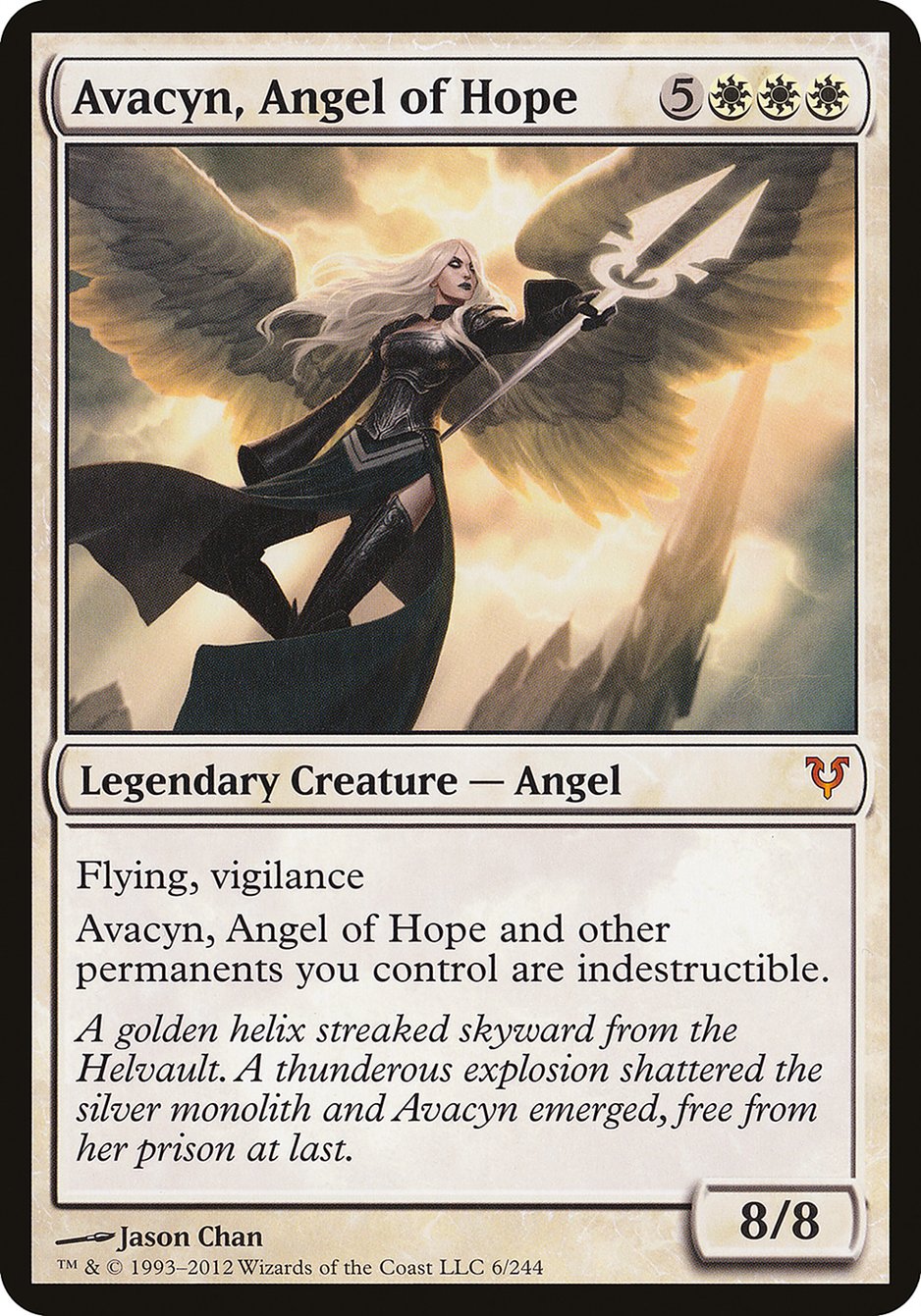 Avacyn, Angel of Hope (Oversized) [Open the Helvault] | Good Games Modbury