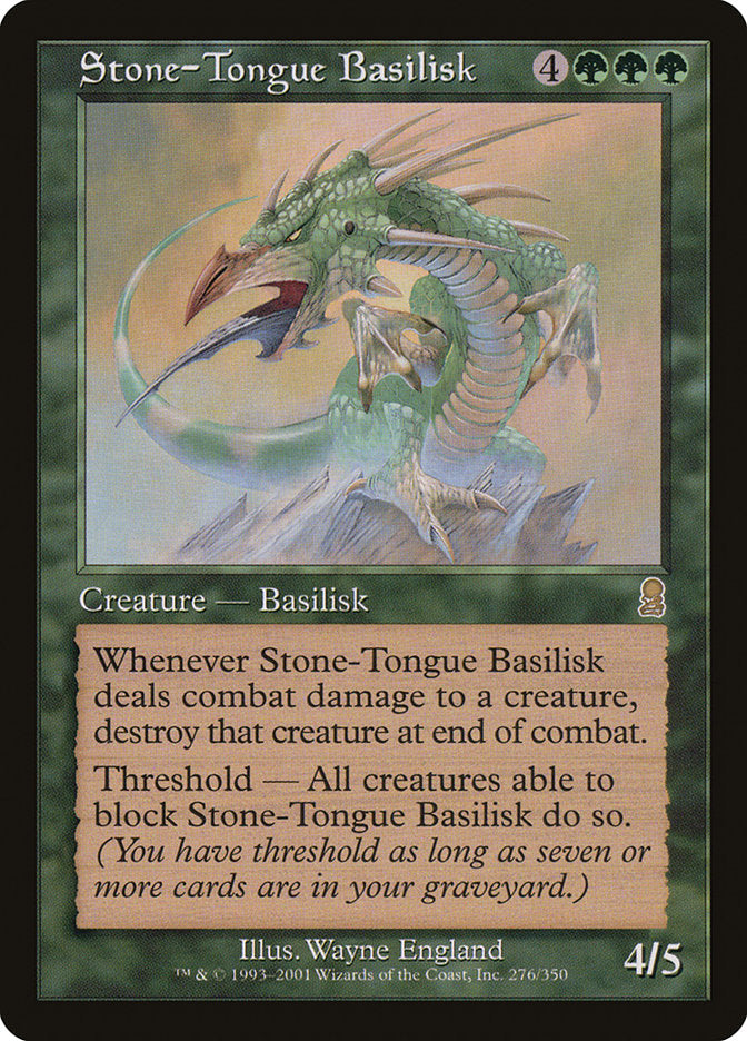 Stone-Tongue Basilisk [Odyssey] | Good Games Modbury