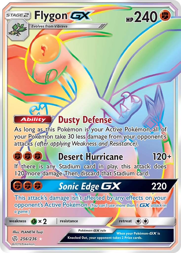 Flygon GX (256/236) [Sun & Moon: Cosmic Eclipse] | Good Games Modbury