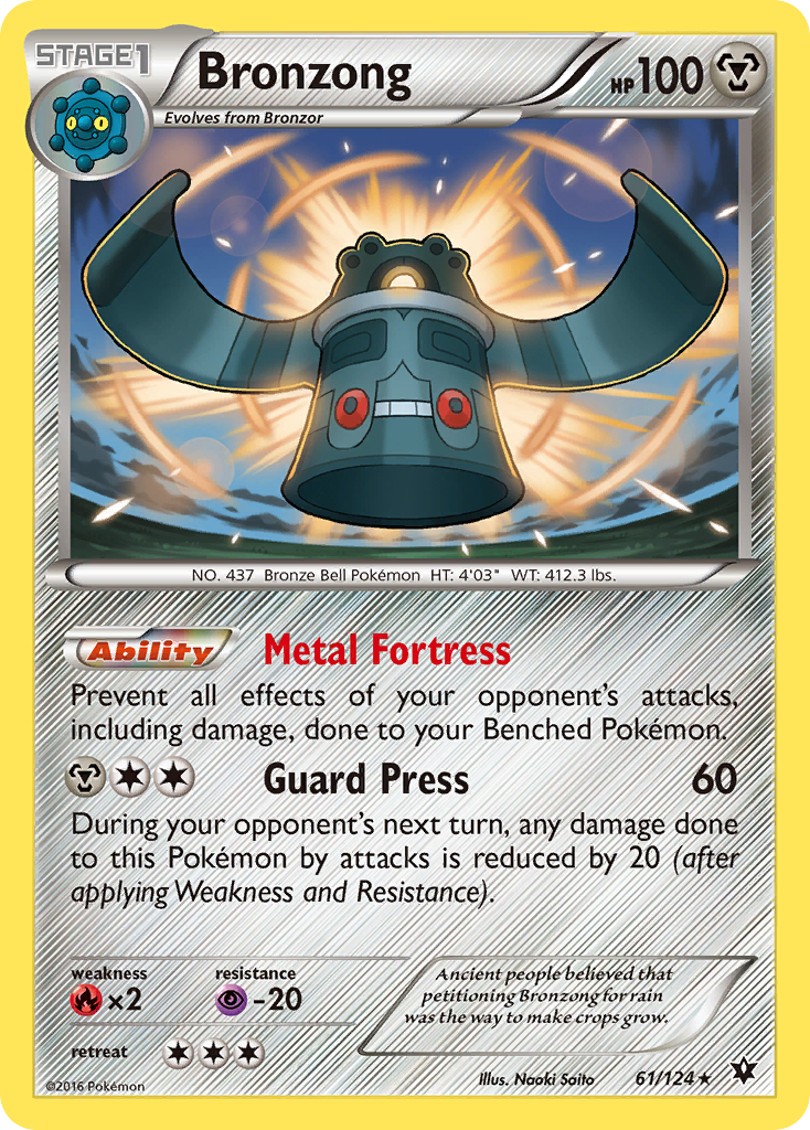 Bronzong (61/124) [XY: Fates Collide] | Good Games Modbury