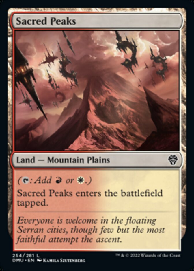 Sacred Peaks [Dominaria United] | Good Games Modbury