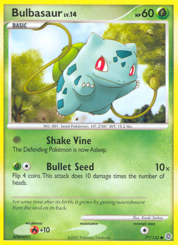 Bulbasaur (77/132) [Diamond & Pearl: Secret Wonders] | Good Games Modbury