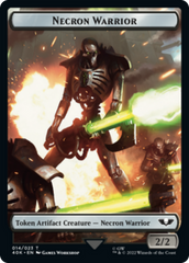 Necron Warrior // Insect Double-sided (Surge Foil) [Universes Beyond: Warhammer 40,000 Tokens] | Good Games Modbury