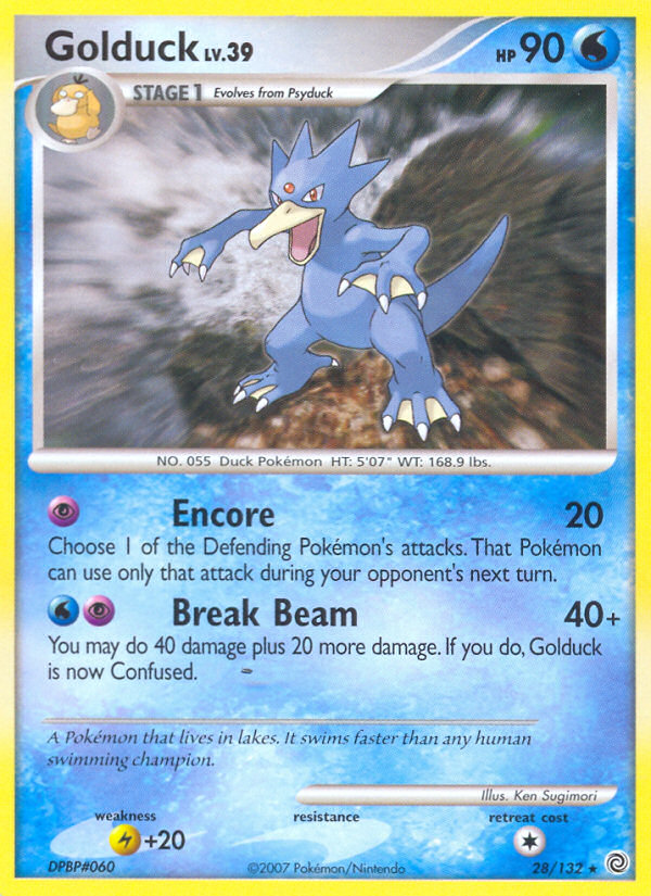 Golduck (28/132) [Diamond & Pearl: Secret Wonders] | Good Games Modbury
