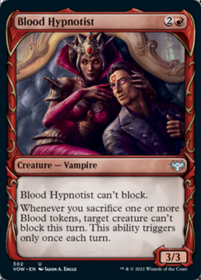 Blood Hypnotist (Showcase Fang Frame) [Innistrad: Crimson Vow] | Good Games Modbury