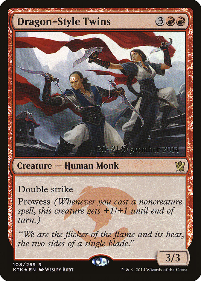 Dragon-Style Twins [Khans of Tarkir Prerelease Promos] | Good Games Modbury