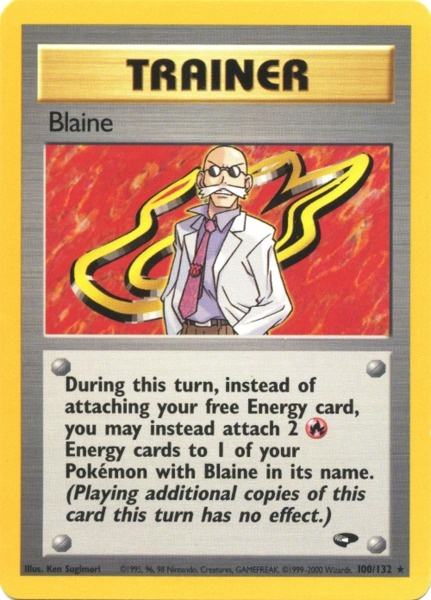 Blaine (100/132) [Gym Challenge Unlimited] | Good Games Modbury