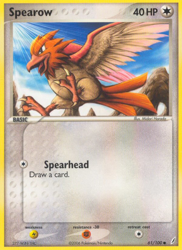 Spearow (61/100) [EX: Crystal Guardians] | Good Games Modbury