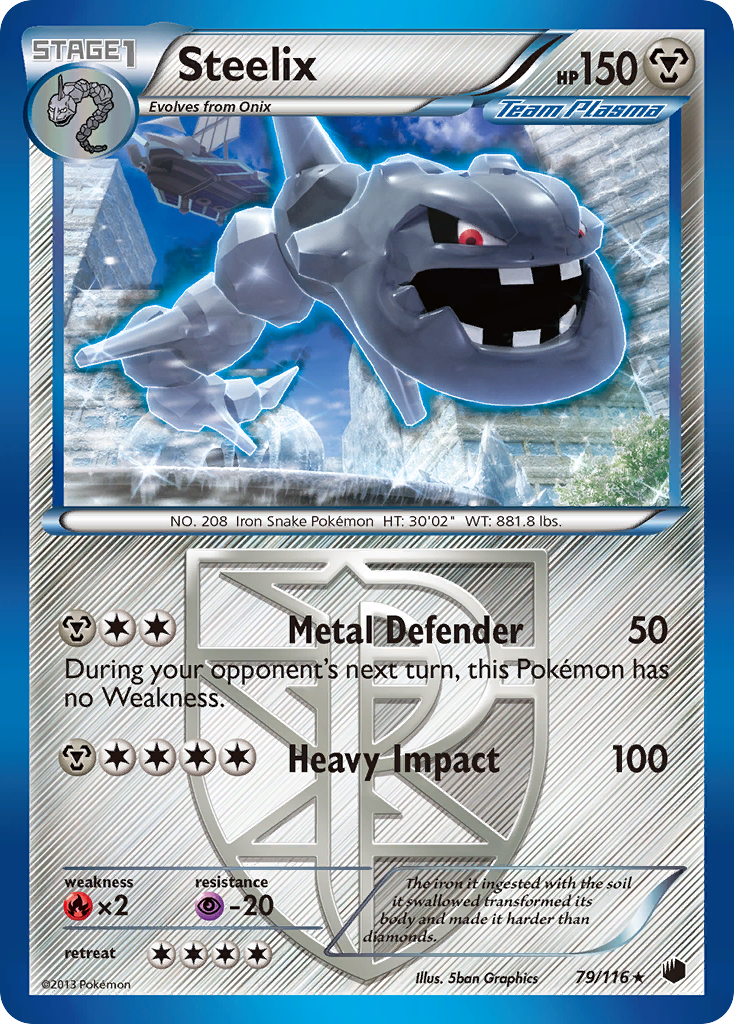 Steelix (79/116) [Black & White: Plasma Freeze] | Good Games Modbury