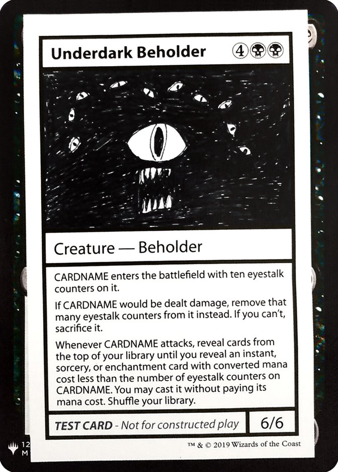 Underdark Beholder [Mystery Booster Playtest Cards] | Good Games Modbury