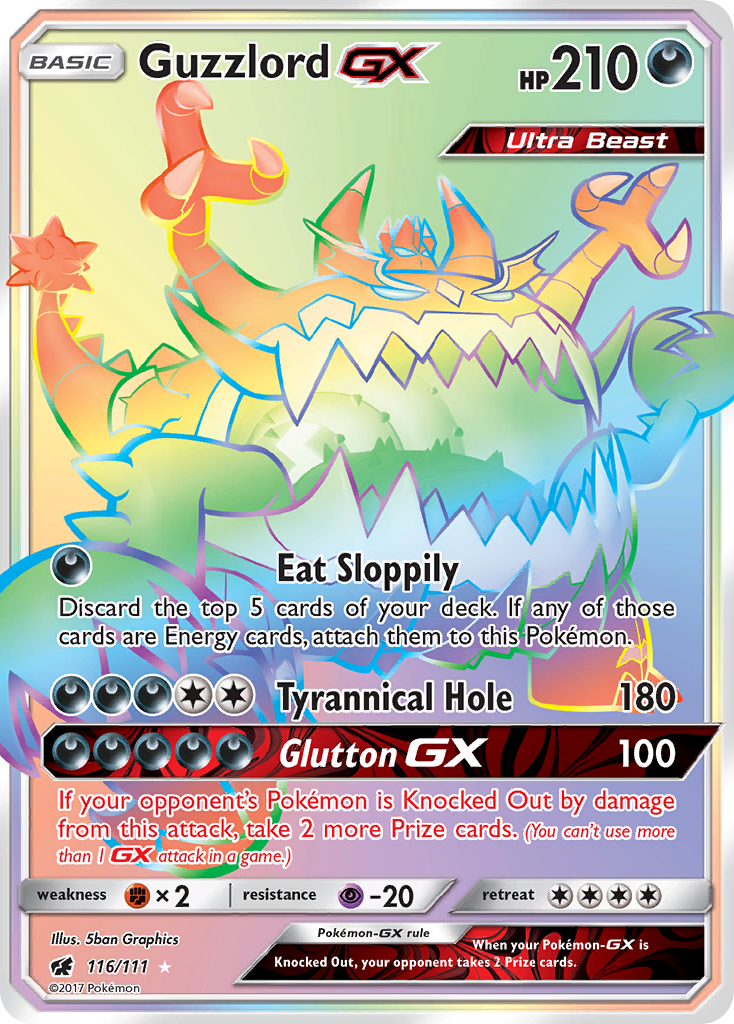 Guzzlord GX (116/111) [Sun & Moon: Crimson Invasion] | Good Games Modbury