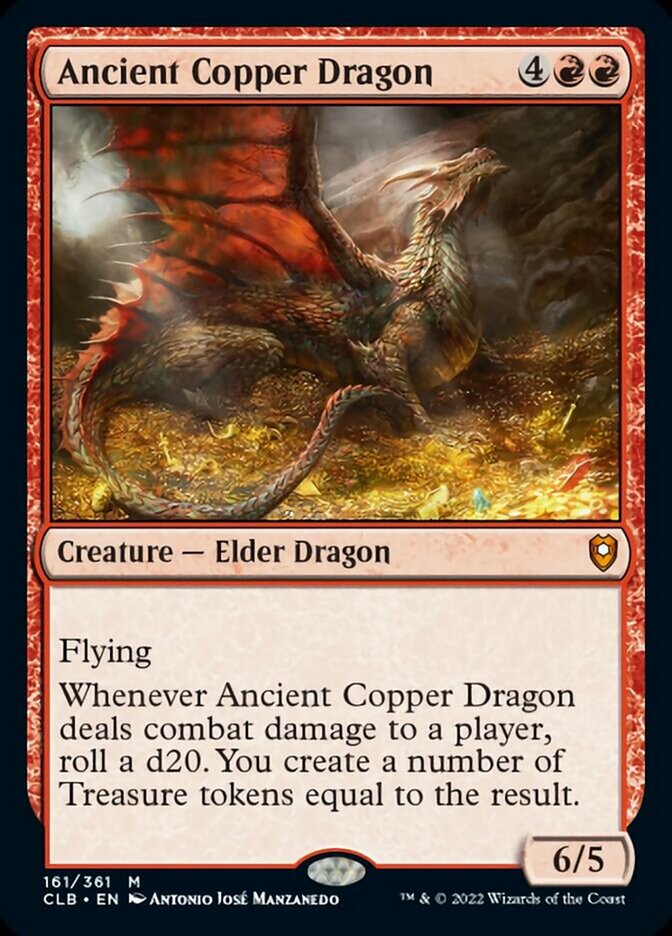 Ancient Copper Dragon [Commander Legends: Battle for Baldur's Gate] | Good Games Modbury