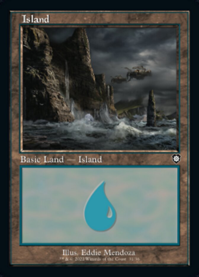 Island (031) (Retro) [The Brothers' War Commander] | Good Games Modbury