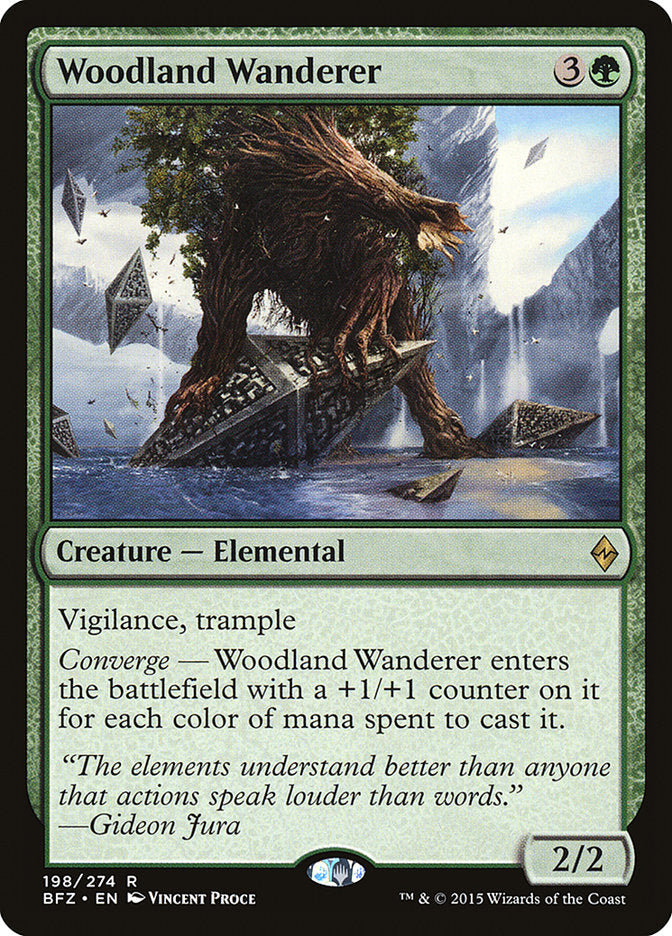 Woodland Wanderer [Battle for Zendikar] | Good Games Modbury