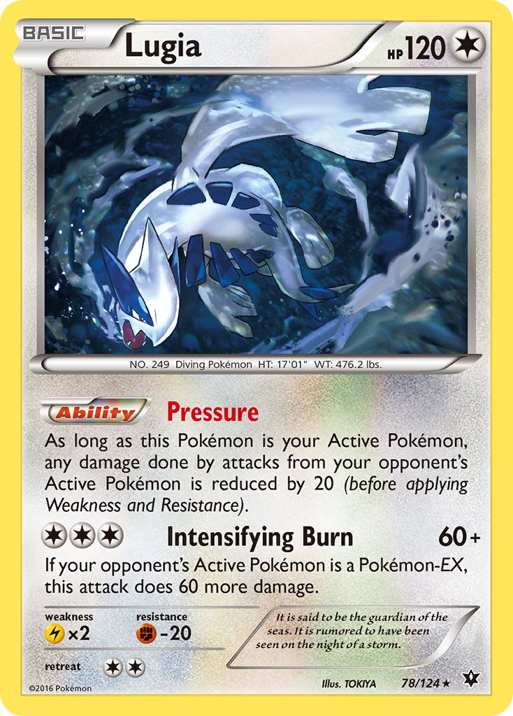 Lugia (78/124) (Theme Deck Exclusive) [XY: Fates Collide] | Good Games Modbury