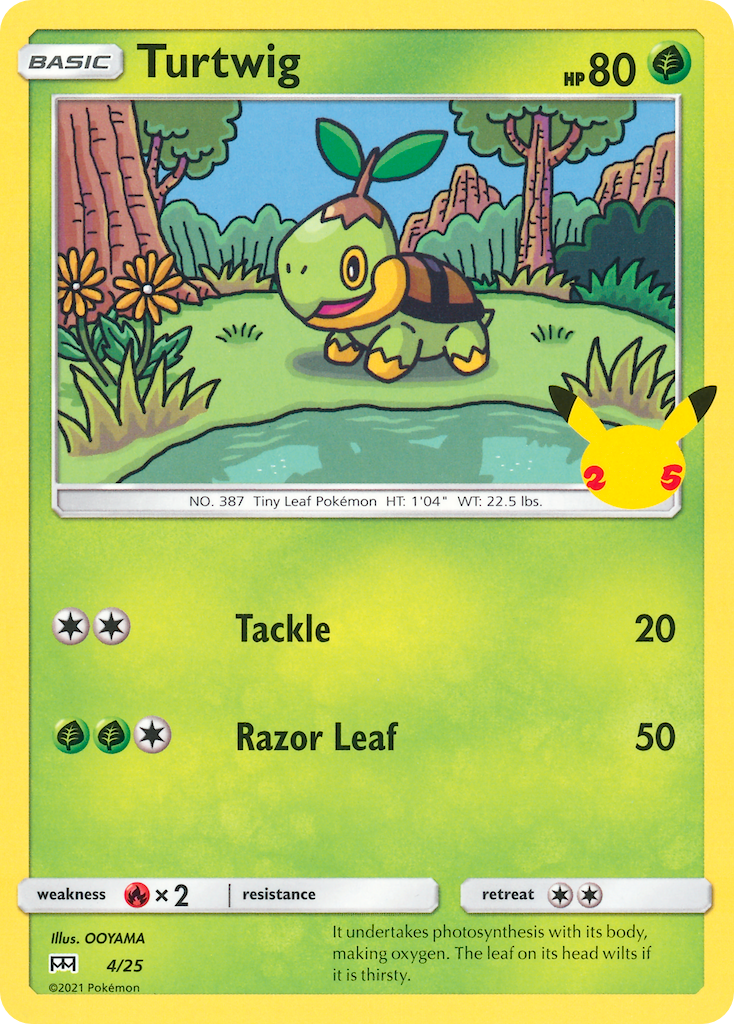 Turtwig (4/25) [McDonald's 25th Anniversary] | Good Games Modbury