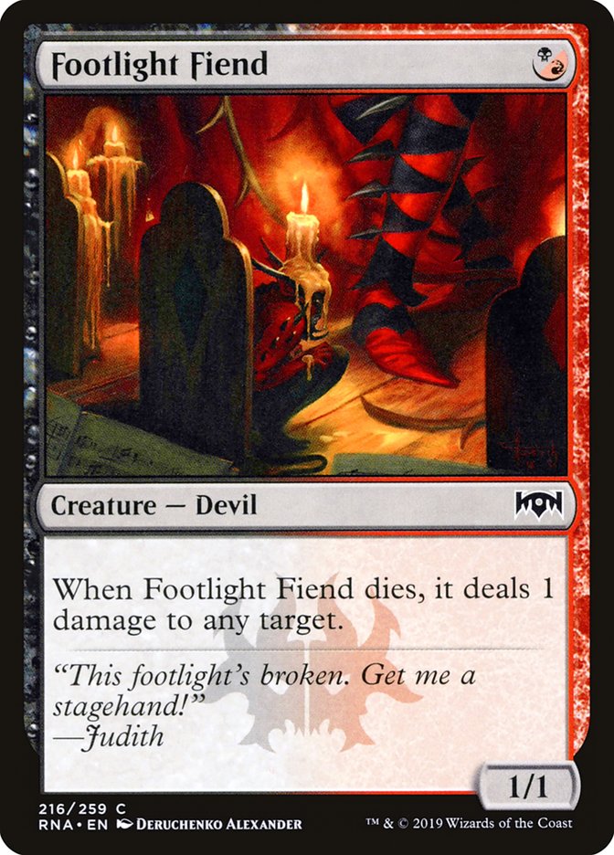 Footlight Fiend [Ravnica Allegiance] | Good Games Modbury