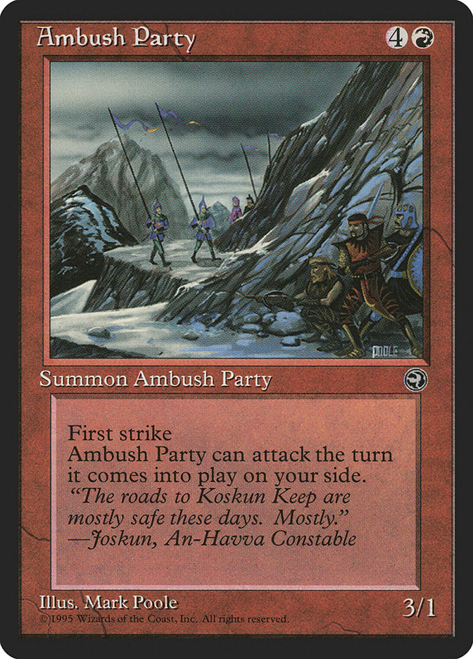 Ambush Party (Joskun Flavor Text) [Homelands] | Good Games Modbury