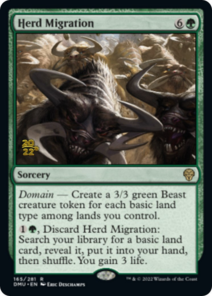 Herd Migration [Dominaria United Prerelease Promos] | Good Games Modbury