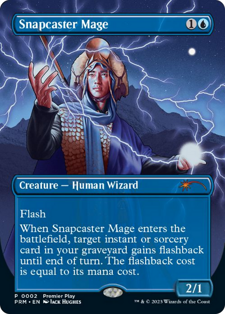 Snapcaster Mage (Borderless Alternate Art) [Regional Championship Qualifiers 2023] | Good Games Modbury