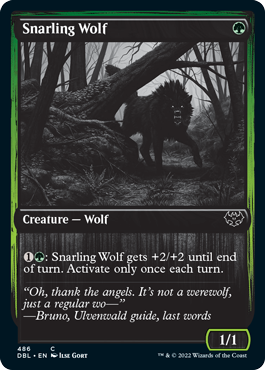 Snarling Wolf (486) [Innistrad: Double Feature] | Good Games Modbury