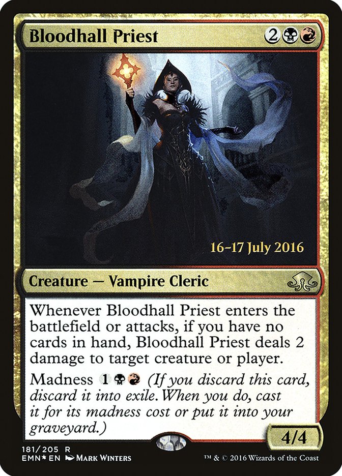 Bloodhall Priest [Eldritch Moon Prerelease Promos] | Good Games Modbury