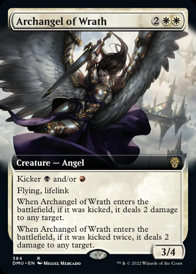 Archangel of Wrath (Extended Art) [Dominaria United] | Good Games Modbury