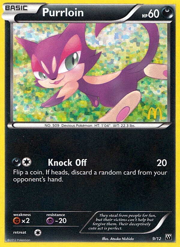 Purrloin (9/12) [McDonald's Promos: 2012 Collection] | Good Games Modbury