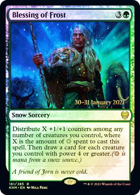 Blessing of Frost [Kaldheim Prerelease Promos] | Good Games Modbury