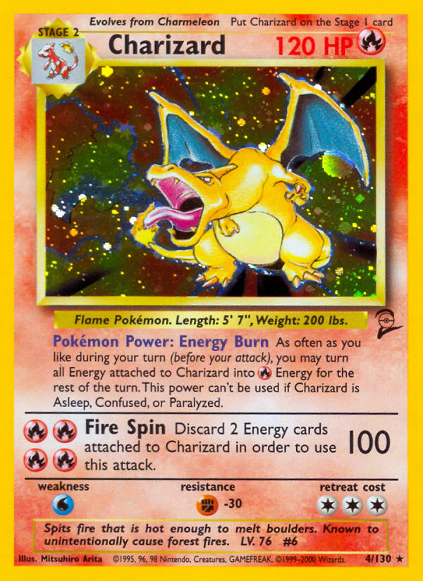 Charizard (4/130) [Base Set 2] | Good Games Modbury