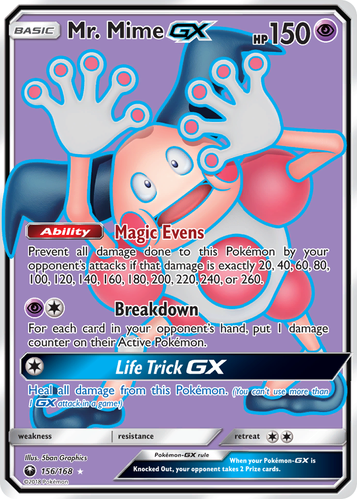 Mr. Mime GX (156/168) [Sun & Moon: Celestial Storm] | Good Games Modbury